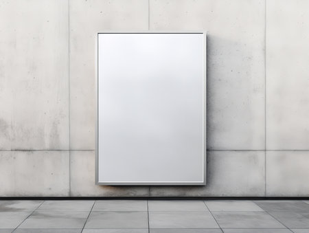 Eye-Catching Poster Mockup for Events and Promotions - AI Generatedの素材