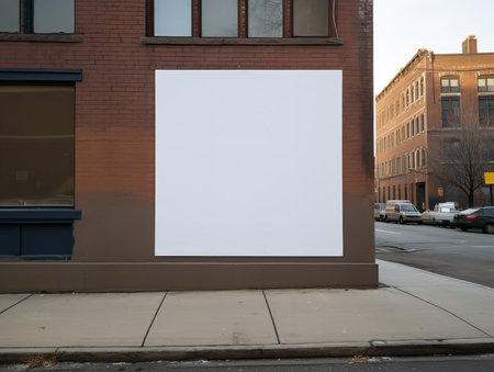 Eye-Catching Poster Mockup for Events and Promotions - AI Generatedの素材