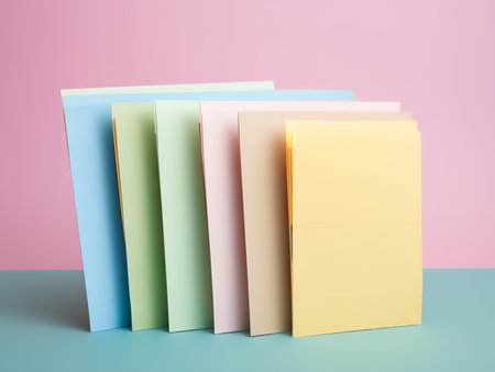 Sophisticated Stationery Set Mockup for Professional Use - AI Generatedの素材