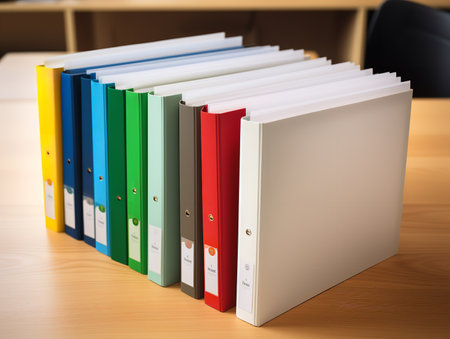 Sophisticated Stationery Set Mockup for Professional Use - AI Generatedの素材