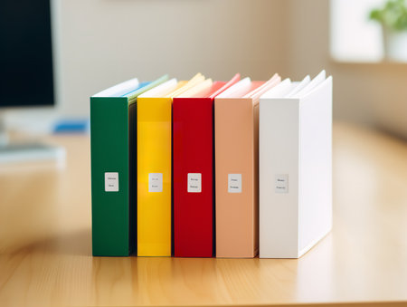 Sophisticated Stationery Set Mockup for Professional Use - AI Generatedの素材