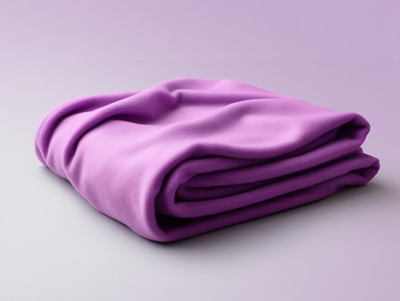 Cozy Fleece Blanket Mockup for Home Comfort - AI Generatedの素材