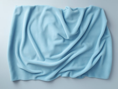 Cozy Fleece Blanket Mockup for Home Comfort - AI Generatedの素材