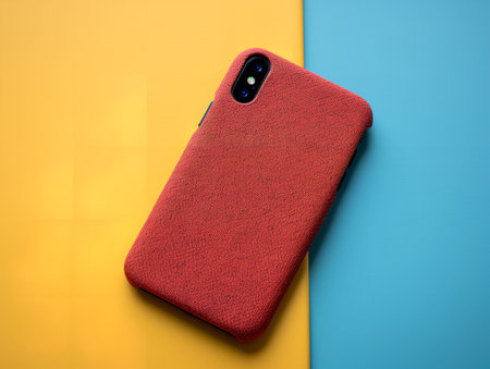 Sleek Phone Case Mockup for Smartphone Protection - AI Generatedの素材