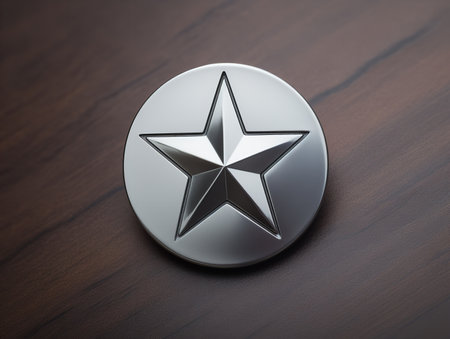 Creative Custom Pin Badge Mockup for Branding and Collectibles - AI Generatedの素材