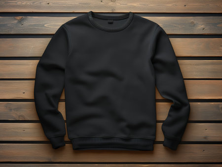 Cozy Sweatshirt Mockup for Casual and Sportswear - AI Generatedの素材