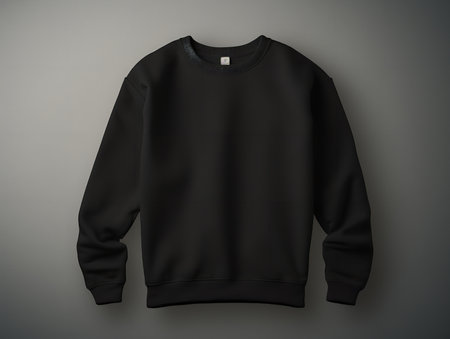 Cozy Sweatshirt Mockup for Casual and Sportswear - AI Generatedの素材