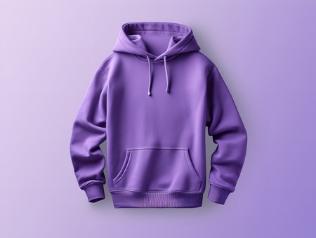 Cozy Sweatshirt Mockup for Casual and Sportswear - AI Generatedの素材