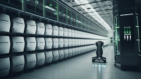 Sustainable Energy Management with AI AI Generatedの素材