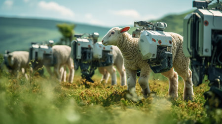 AI Transforming Agricultural Practices AI Generatedの素材