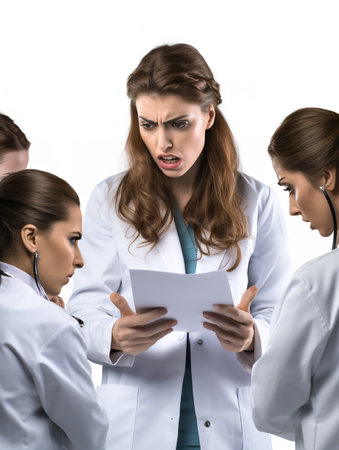 Female Doctor with Stethoscope, AI Generatedの素材