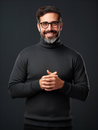 Male Teacher Educating in Classroom, AI Generatedの素材
