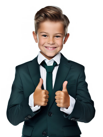 Male Business Manager Leading Team, AI Generatedの素材