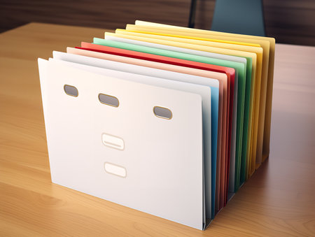 Sophisticated Stationery Set Mockup for Professional Use - AI Generatedの素材