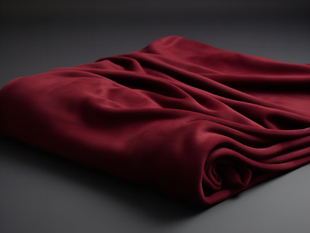 Cozy Fleece Blanket Mockup for Home Comfort - AI Generatedの素材