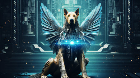 AI-Enhanced Cybersecurity Threat Detection AI Generatedの素材