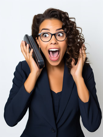 Skilled Female Programmer at Work, AI Generatedの素材