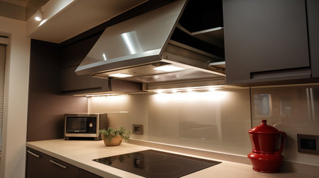 Compact Urban Kitchen: Space-Saving Solutions for Stylish Efficiencyの素材