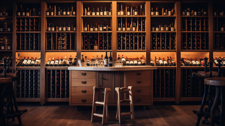 Wine Lover's Dream: Sophisticated Kitchen with Custom Wine Storageの素材