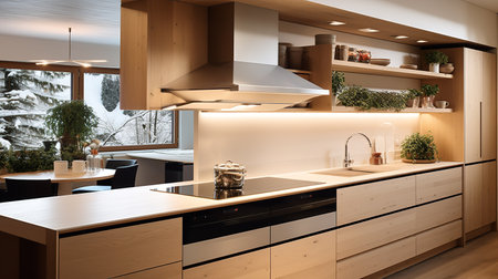 Compact Urban Kitchen: Space-Saving Solutions for Stylish Efficiencyの素材