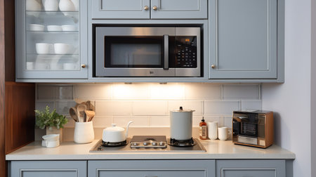 Compact Urban Kitchen: Space-Saving Solutions for Stylish Efficiencyの素材