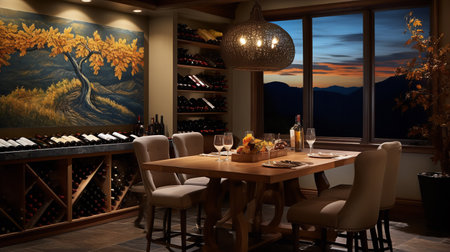 Wine Lover's Dream: Sophisticated Kitchen with Custom Wine Storageの素材