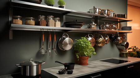 Compact Urban Kitchen: Space-Saving Solutions for Stylish Efficiencyの素材