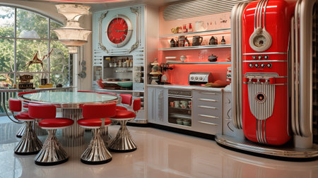Glamor and Elegance: Kitchen Design with Luxurious Art Deco Elementsの素材