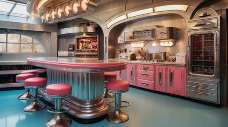 Glamor and Elegance: Kitchen Design with Luxurious Art Deco Elementsの素材
