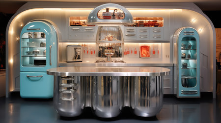Glamor and Elegance: Kitchen Design with Luxurious Art Deco Elementsの素材