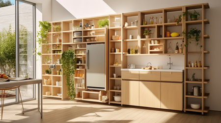 Compact Urban Kitchen: Space-Saving Solutions for Stylish Efficiencyの素材