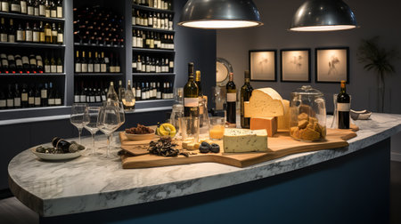 Wine Lover's Dream: Sophisticated Kitchen with Custom Wine Storageの素材