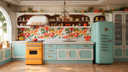 Glamor and Elegance: Kitchen Design with Luxurious Art Deco Elementsの素材