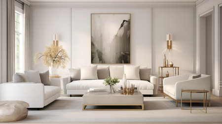 Decadent Glamour: Art Deco Inspired Living Room with Luxurious Touchesの素材