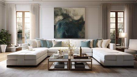 Decadent Glamour: Art Deco Inspired Living Room with Luxurious Touchesの素材