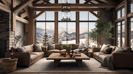 Worldly Charm: Global Nomad Living Room with Cultured Decor and Artifactsの素材