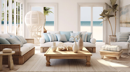 Worldly Charm: Global Nomad Living Room with Cultured Decor and Artifactsの素材