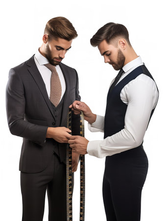 Artisan Male Tailor in Workshop, AI Generatedの素材