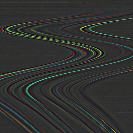 abstract background with colored wavy lines, design for greeting cards and banners and posters