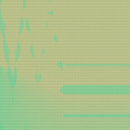 abstract green background with graph and green lines, vector illustration.のイラスト素材