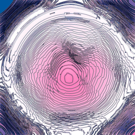 Abstract background with a circular pattern in the form of spirals.