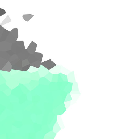 Green, Gray  low polygonal illustration graphic background, Creative, Origami style with gradientのイラスト素材