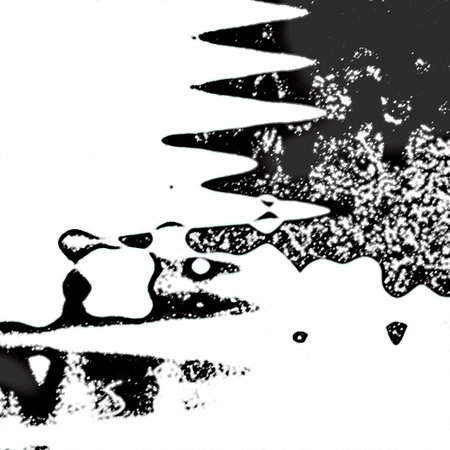 black and white abstract watercolor background. hand-drawn illustration.のイラスト素材