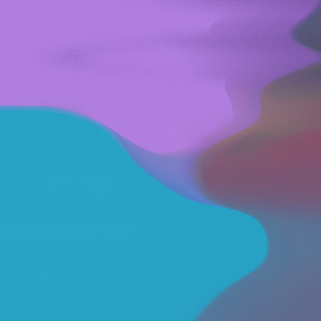 abstract background with smooth wavy lines in purple and blue colors