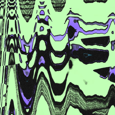 Abstract background. Psychedelic design. Digital painting on canvas.