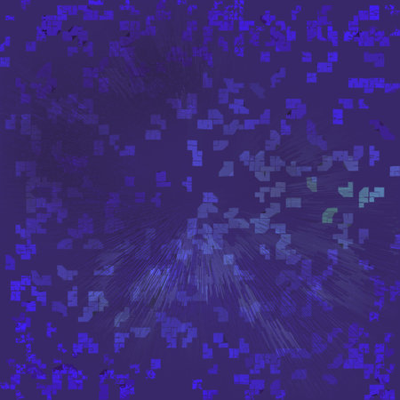 abstract blue background with some cubic elements in it (illustration)