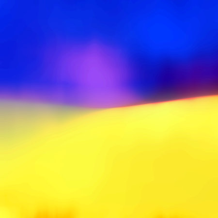 the abstract colors and blur   background texture of yellow and blueのイラスト素材