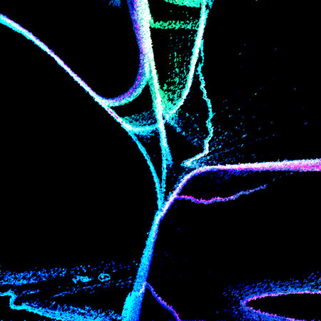 Abstract blue and green background. Computer generated 3D photo rendering.