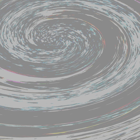 Abstract background with concentric circles in blue and gray colors. Vector illustration.のイラスト素材