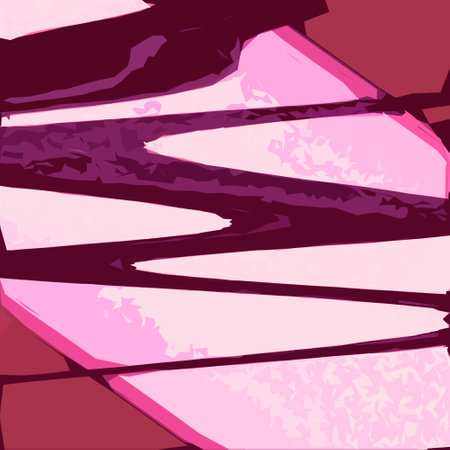 abstract pink background with paint splashes and strokes, vector illustrationのイラスト素材